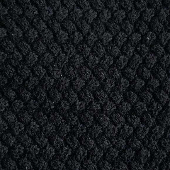 Club Room Men Textured Sweater Large Black Pullover Grandpa Classic Casual Retro - Picture 3 of 8